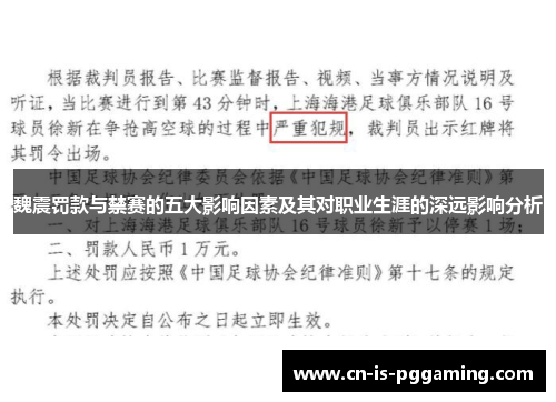 魏震罚款与禁赛的五大影响因素及其对职业生涯的深远影响分析
